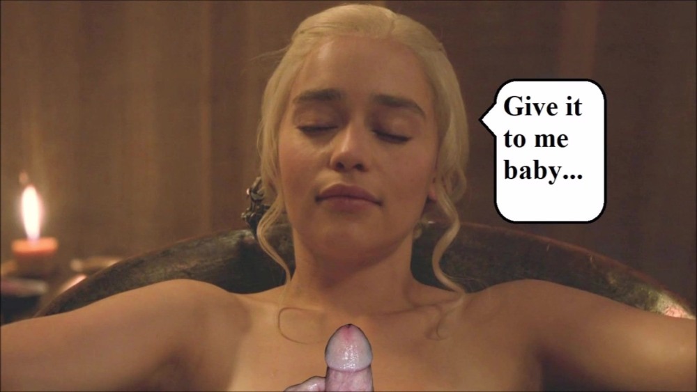 The Exceting Pussy of the Naked Emilia Clarke Is Stretched Tight on a Hot Cock