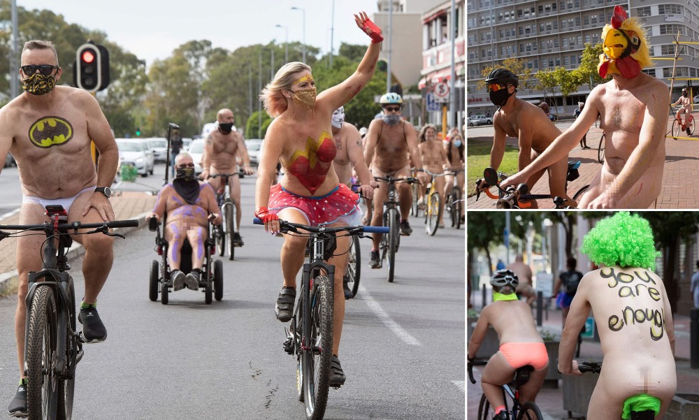 British bicycle nude