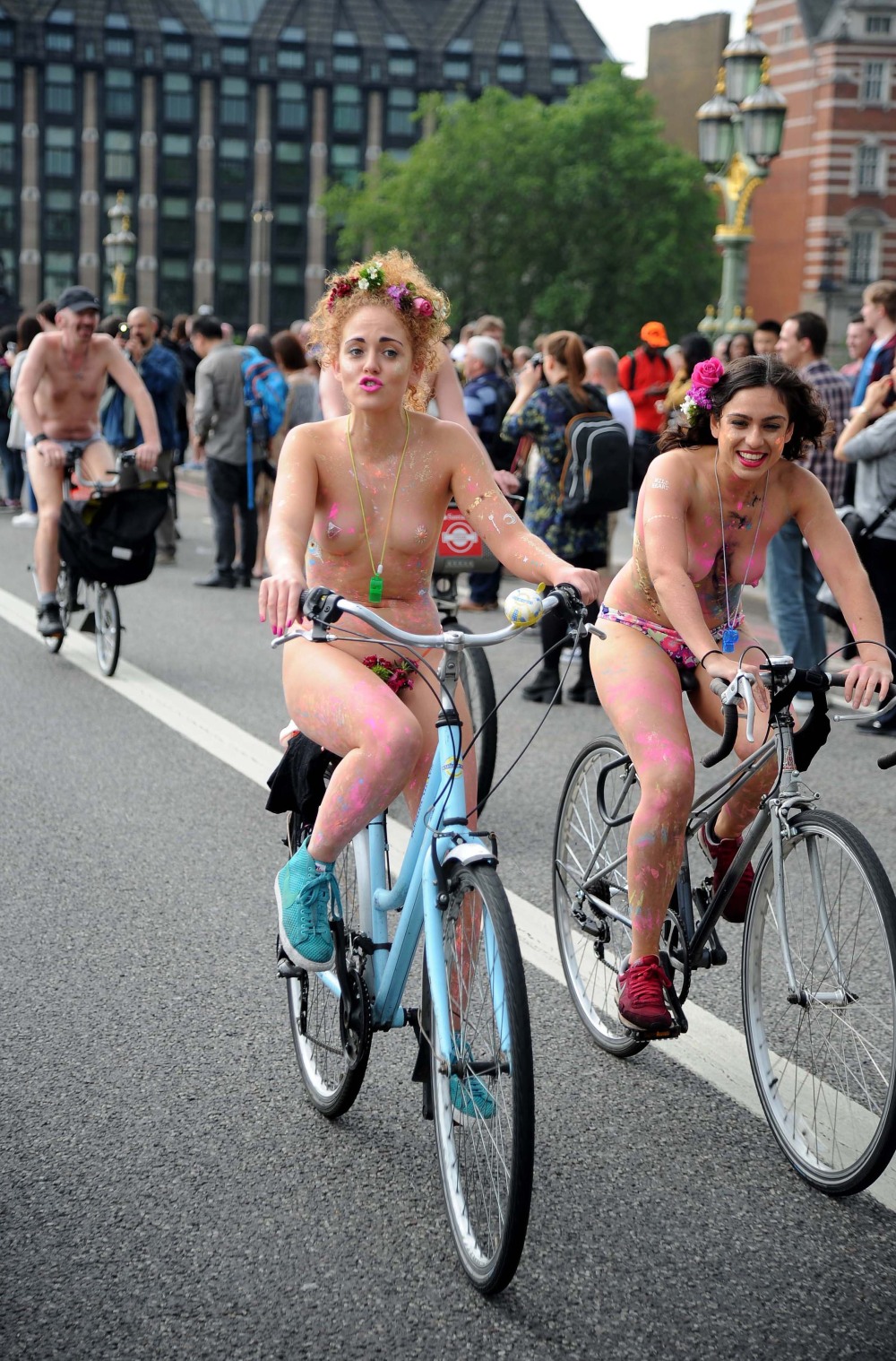 Athletes Bicycle Sports Naked