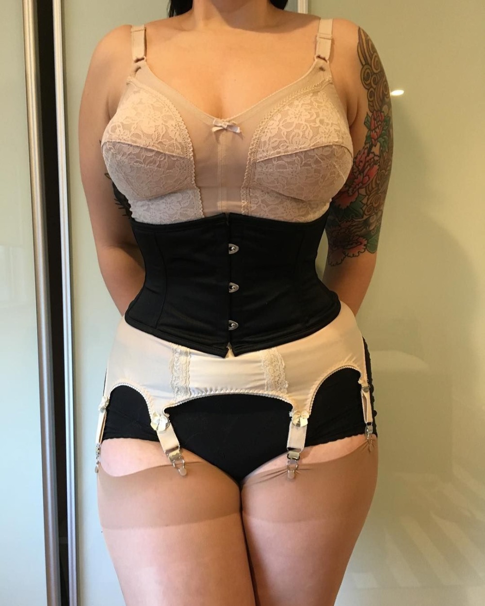 Girl in a corset