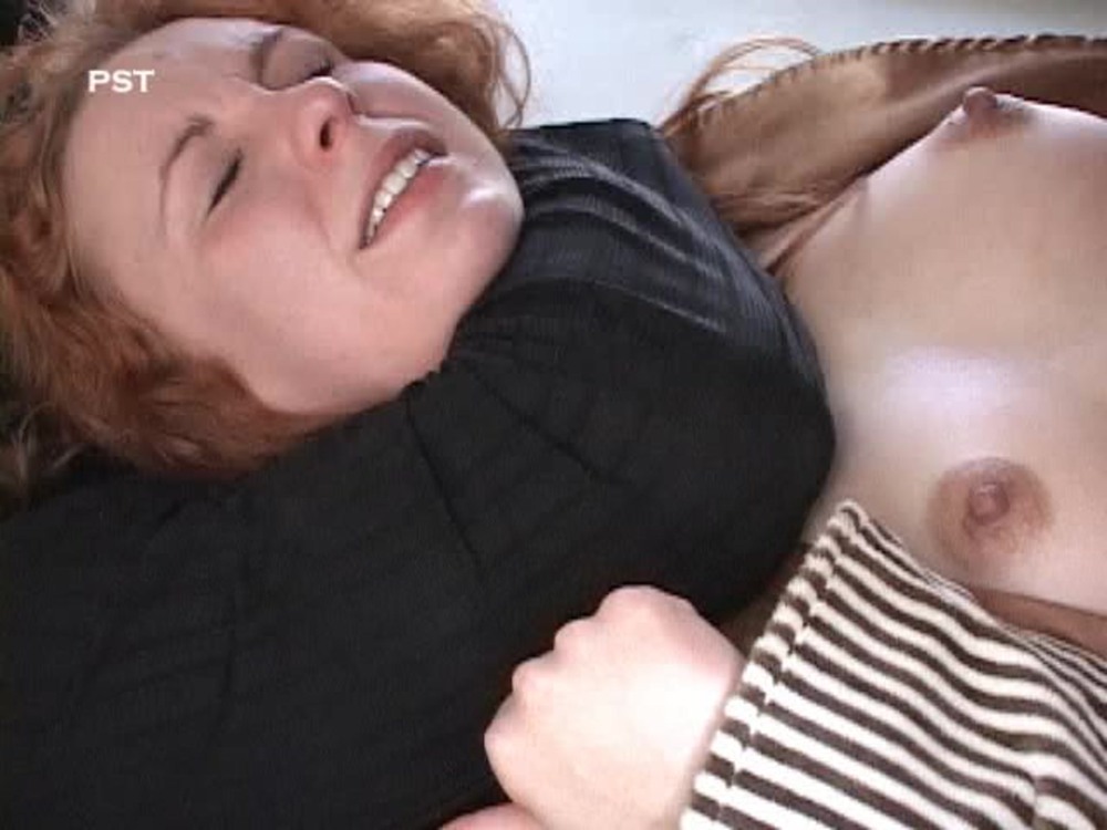 BDSM strangling and beating