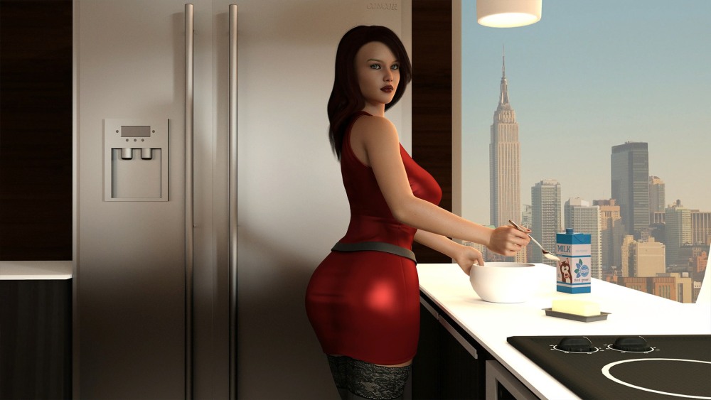 A lot of naked female asses