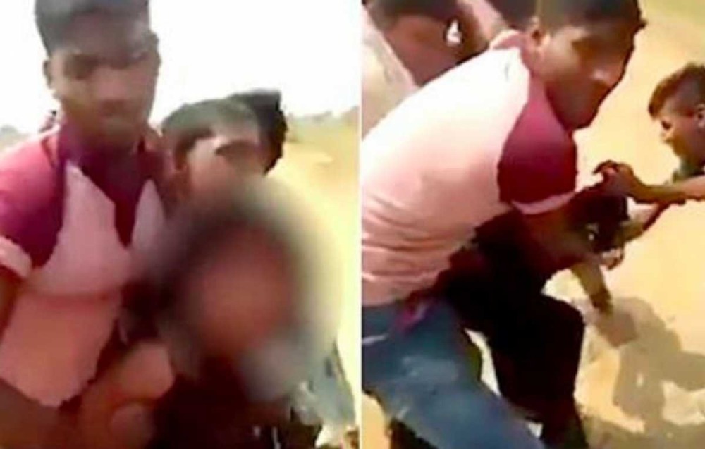 Chinese Girl Stipped, Slapped and Kicked by a Group
