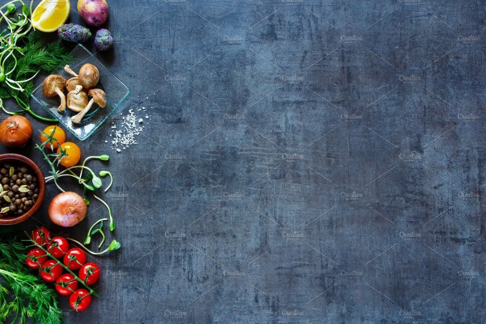 Creative backgrounds for menu