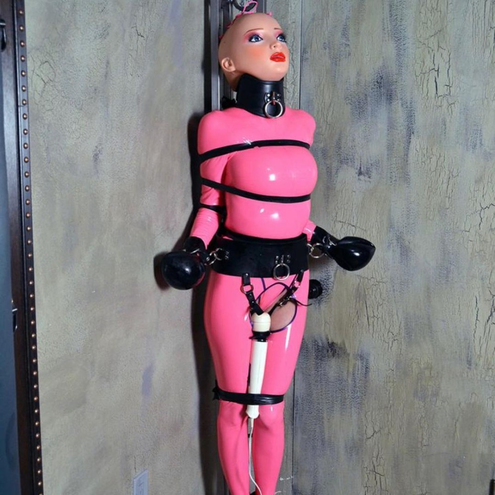 Latex suit doll BDSM