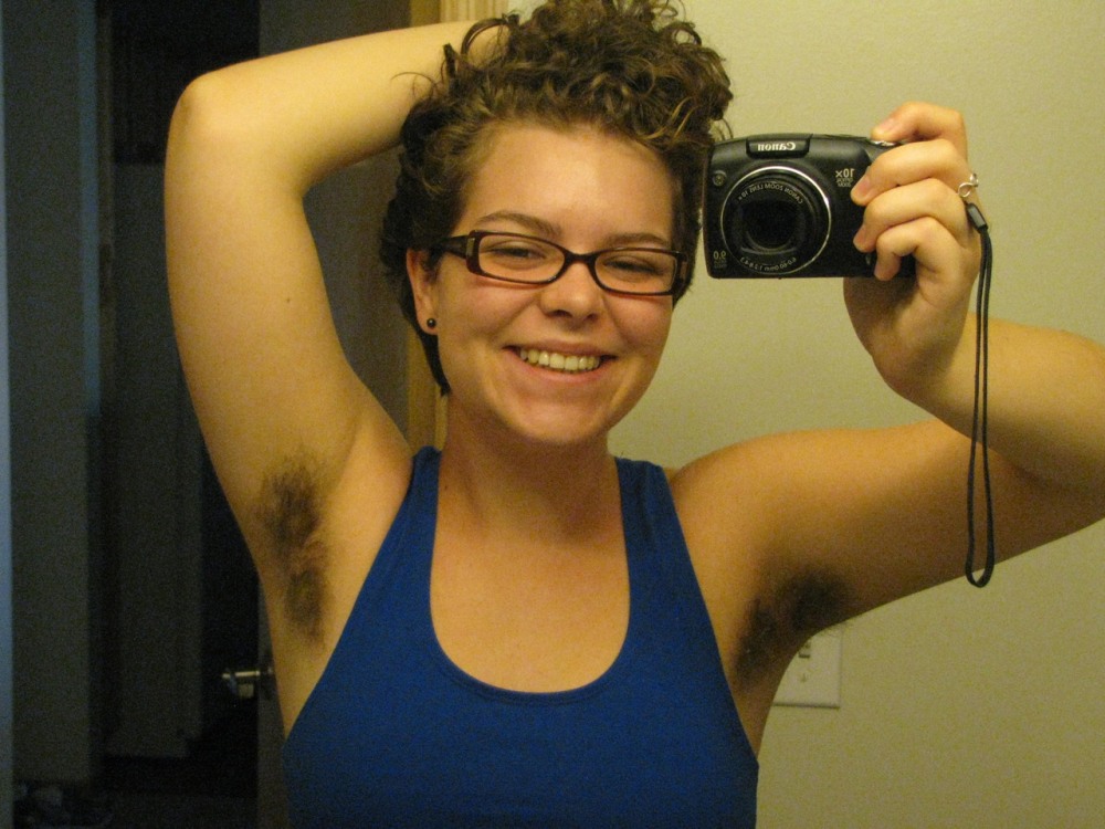 Hairy girls with glasses