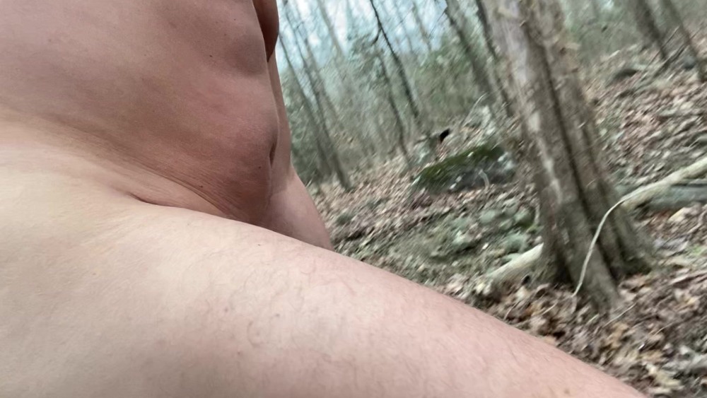 Undresses in the forest private