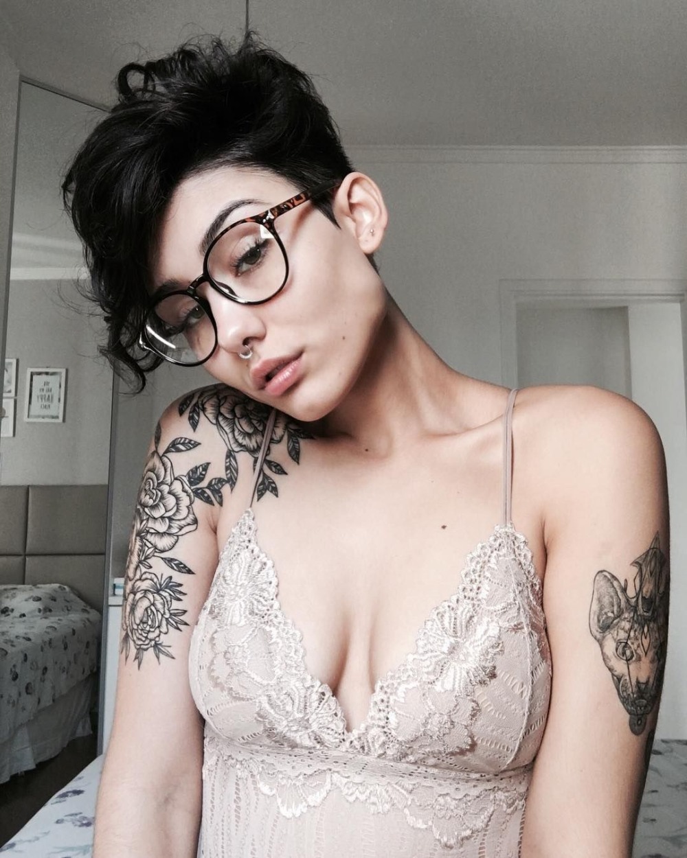 Girls with a short haircut sexy