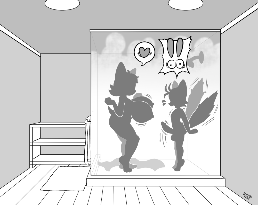 Exhibitionism in the shower