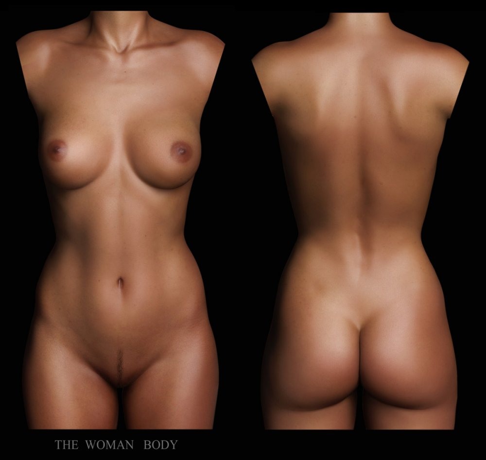 Naked women from different sides