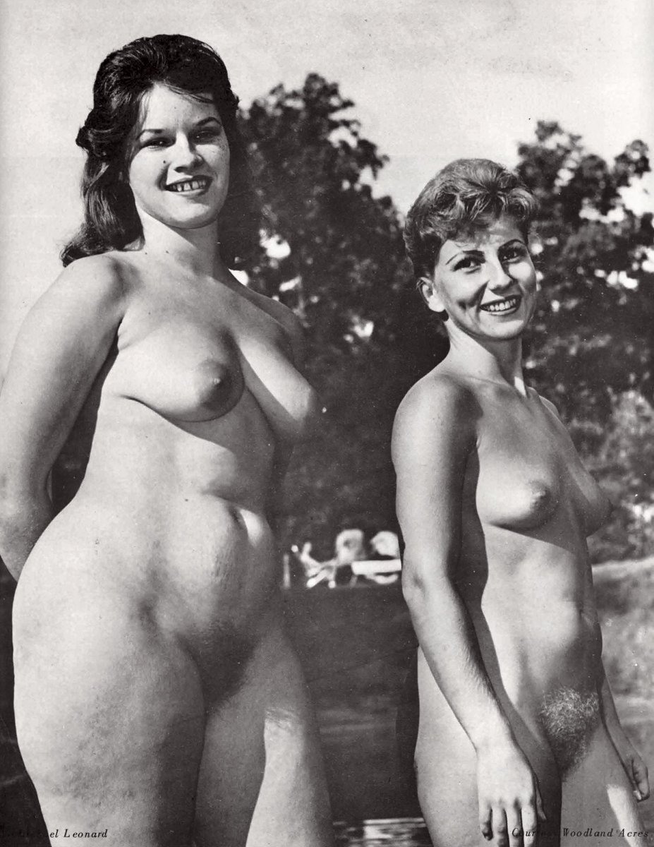 Naked old women in the pool