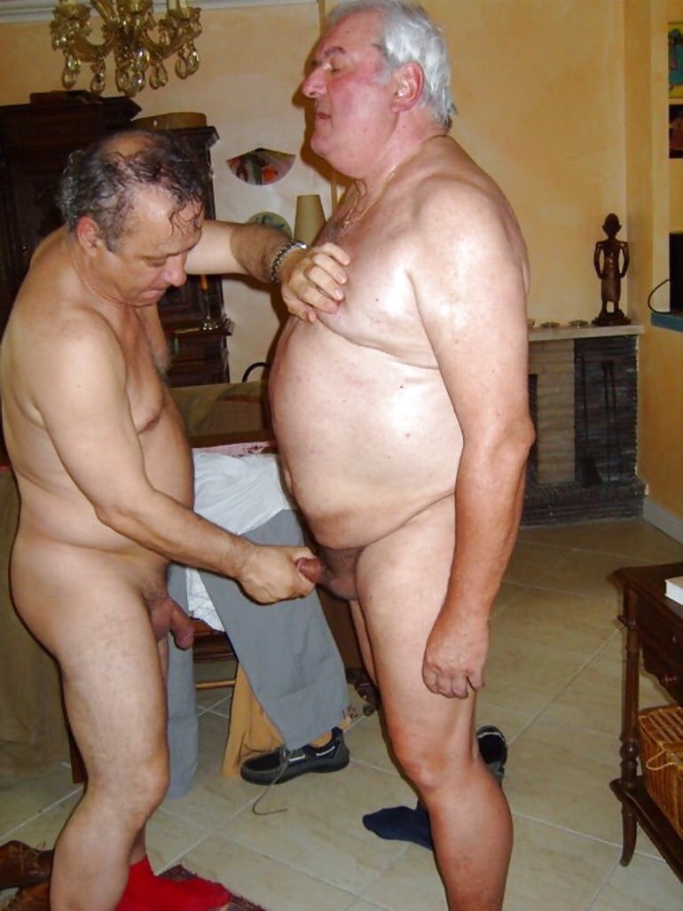Elderly men with huge members