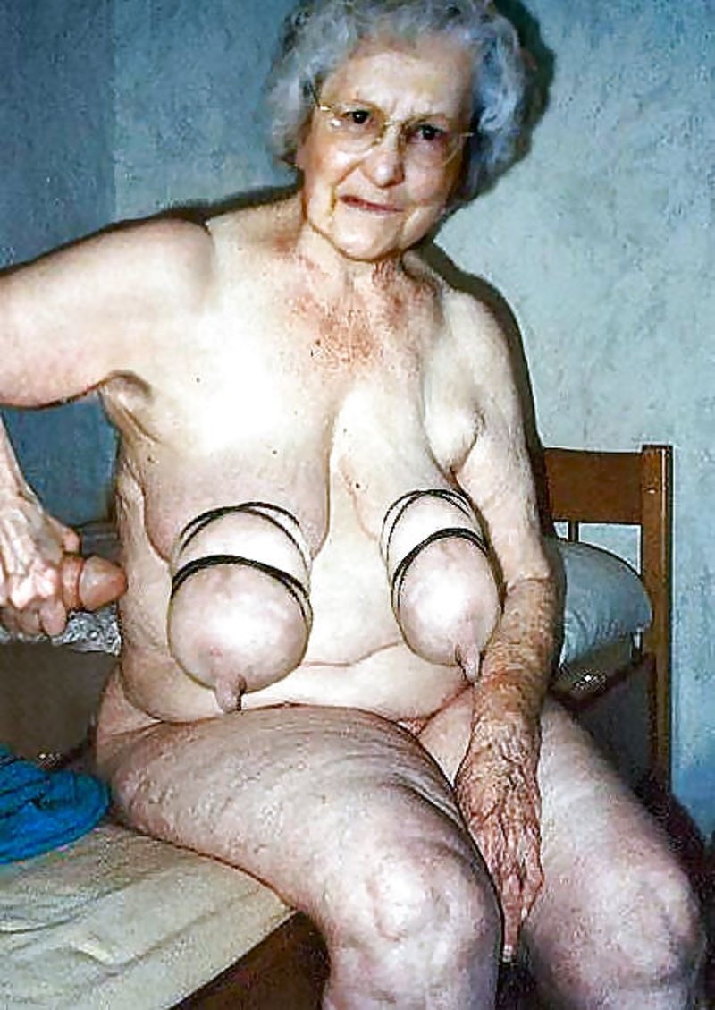 Very very old naked women