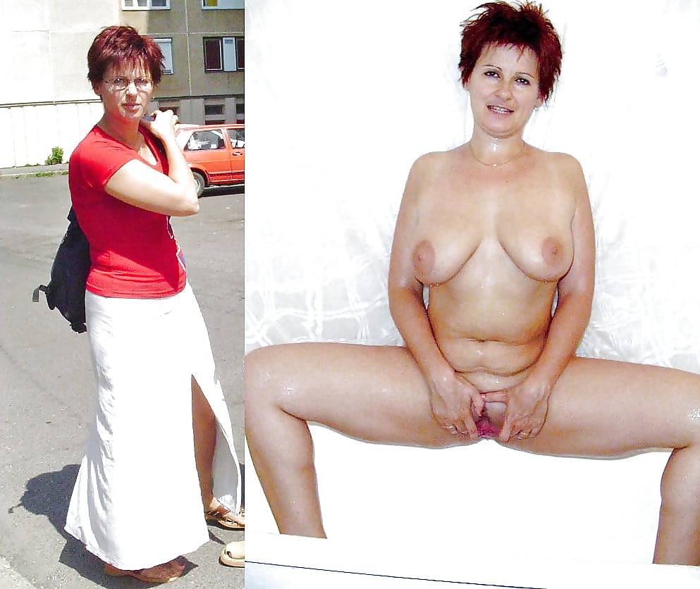 Hairy Mature Pussy Dressed Undressed Retro