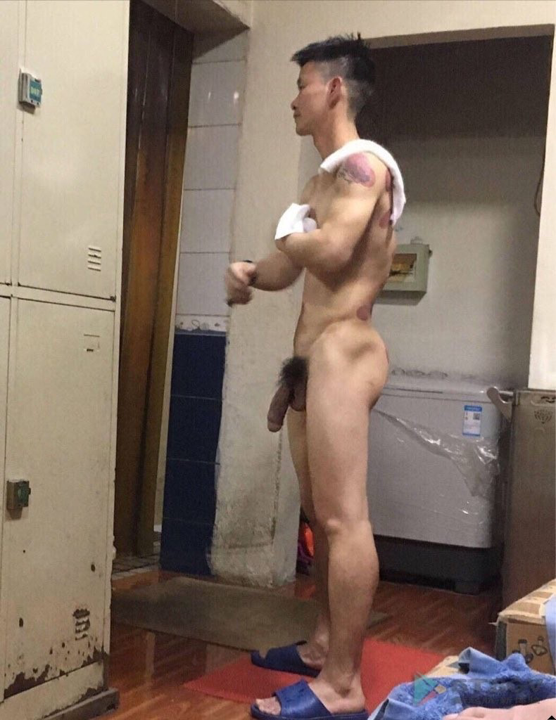 Naked women in women's shower