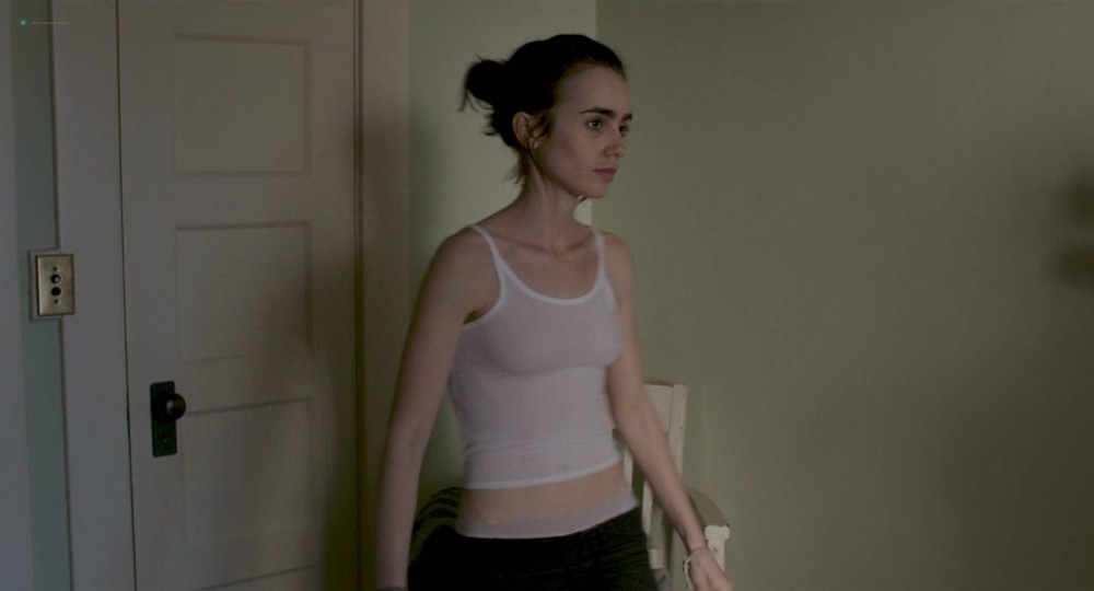 Lily Collins Naked in the film