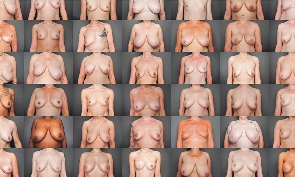 Naked women of different shapes