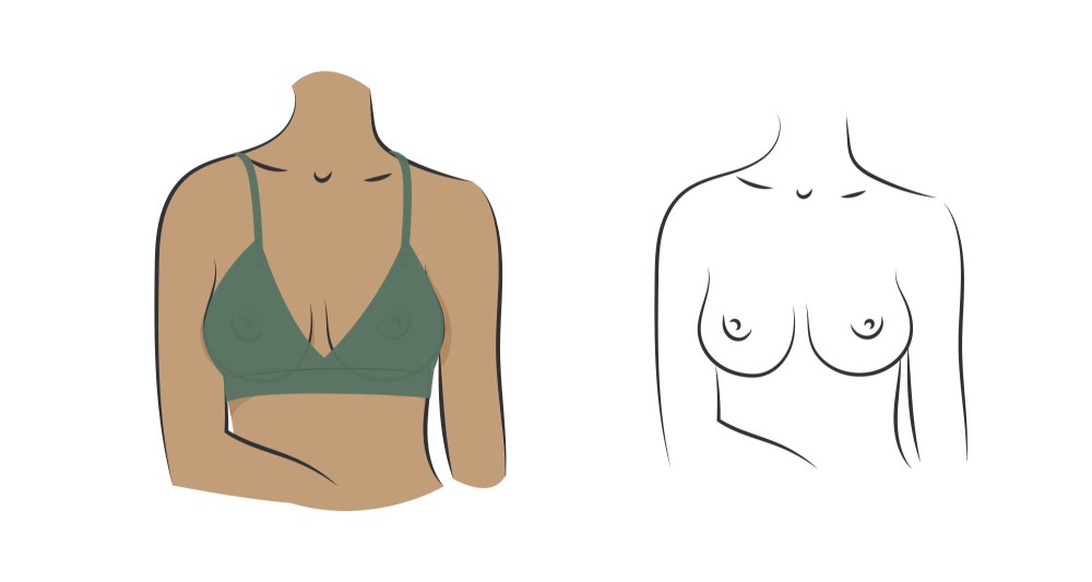 Small boobs of different shapes