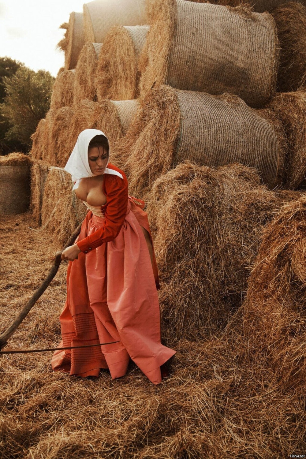 Ashley Graham in the image of Sophia Loren for Vog