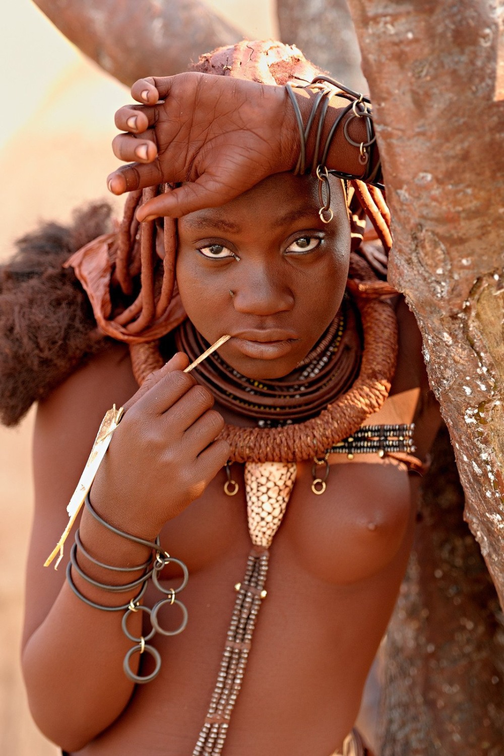 Namibia. The Khimba Broke is naked