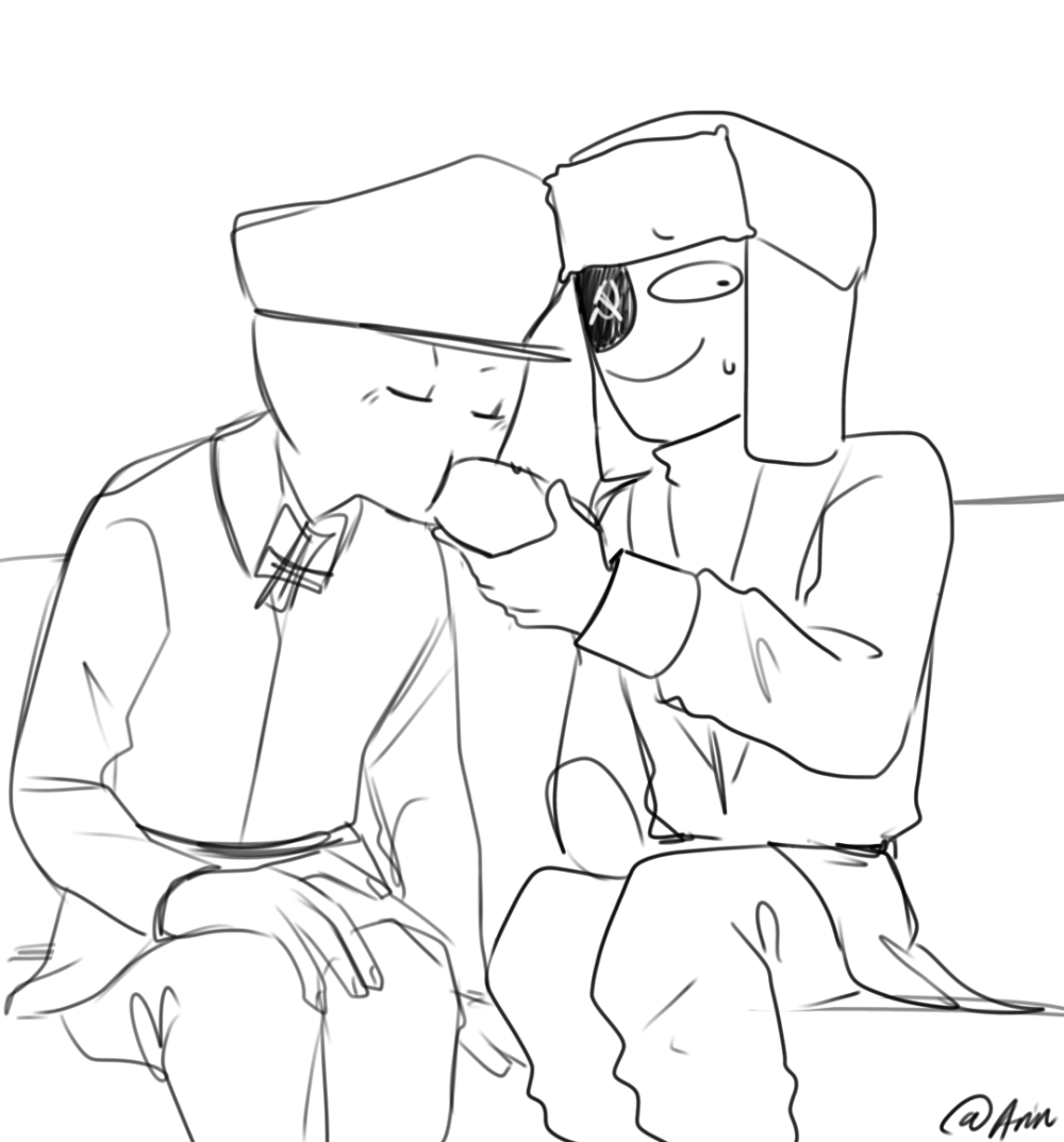 USSR and Cuba Countryhumans