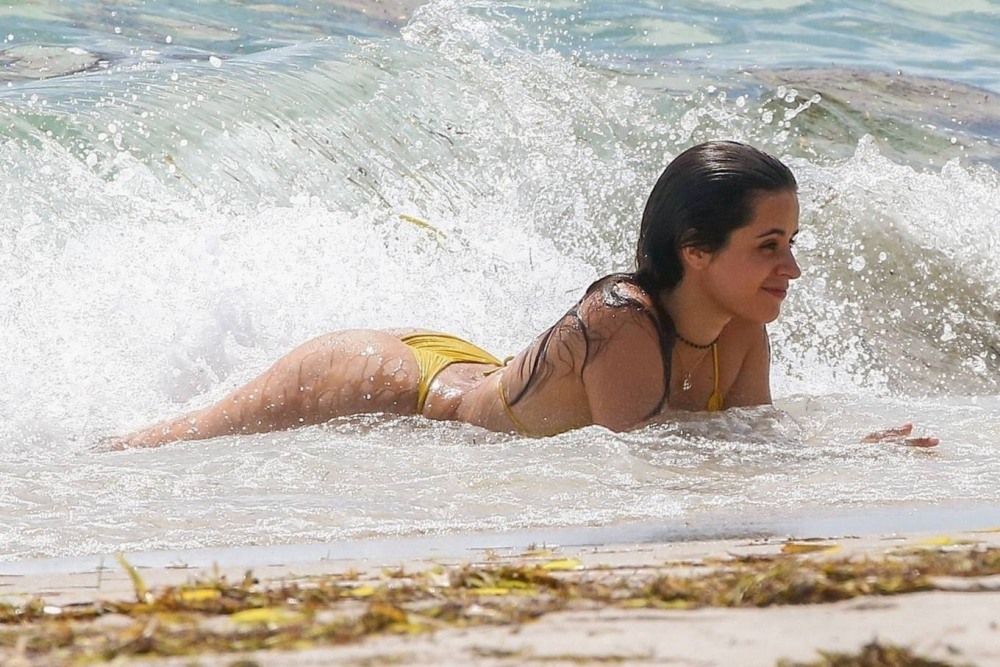 Camila cable in bikini