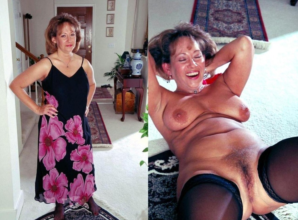 Dressed undressed mature slave orgasm