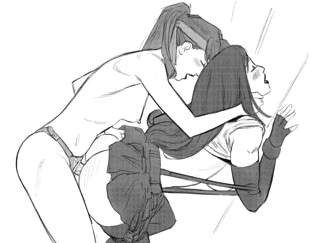 Erotic comics with a pencil