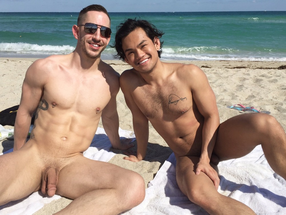 Several naked men