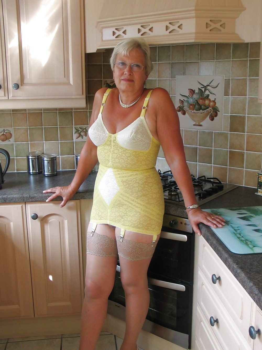 Mature in the dress homemade