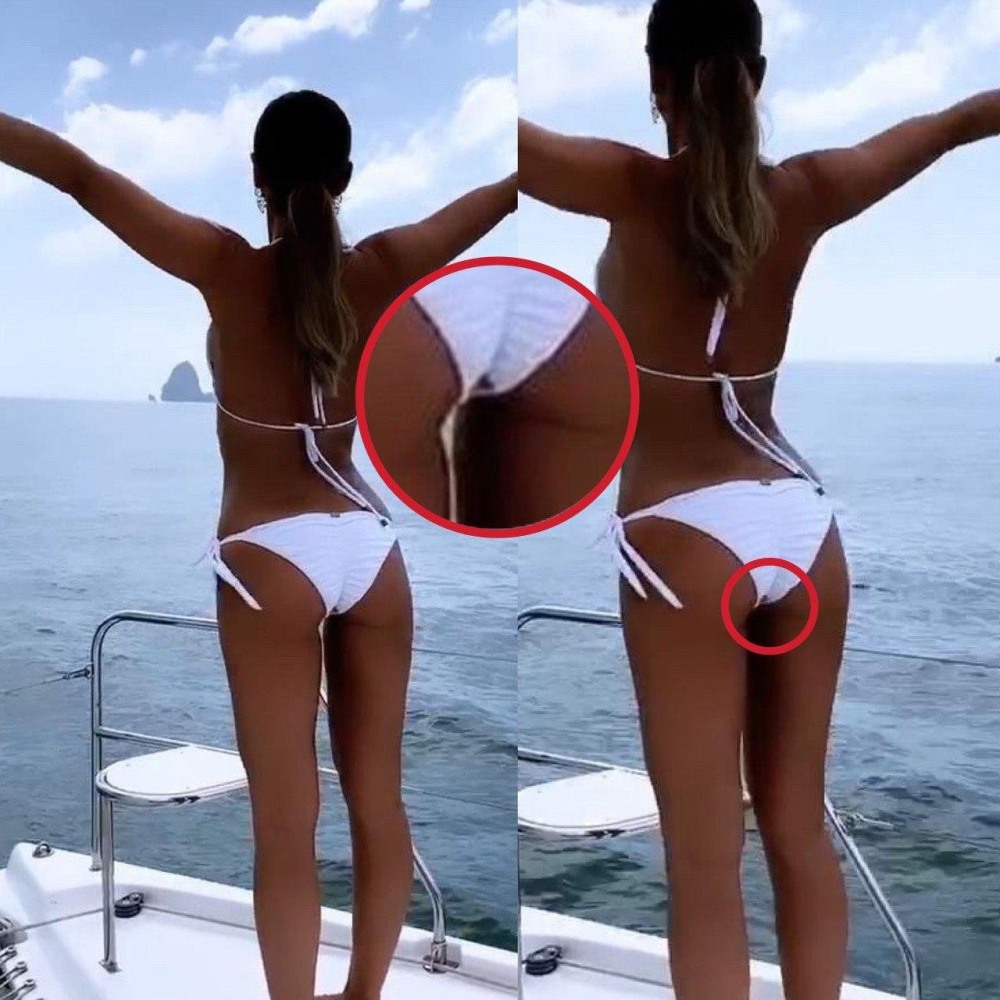 Ksenia Borodina in a swimsuit 2019