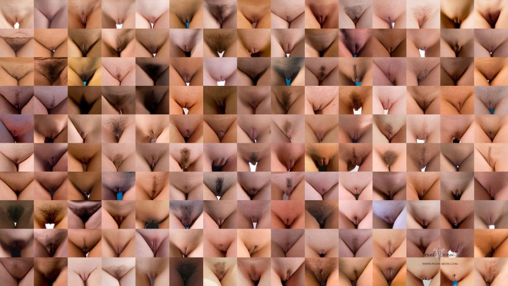Naked women of different complexes