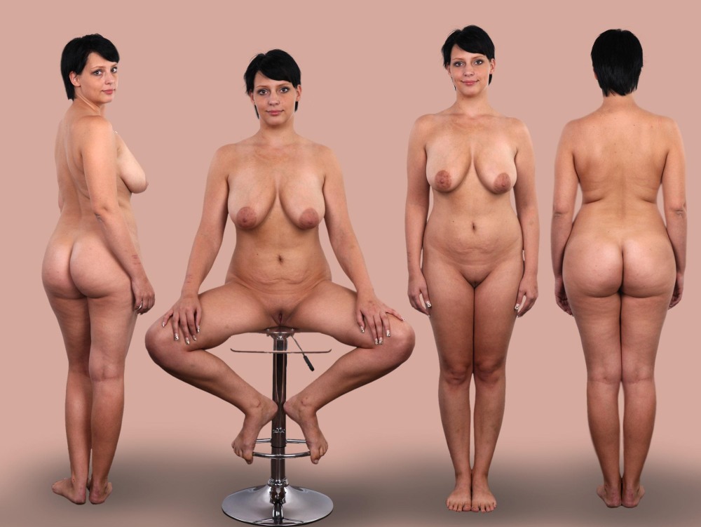 Naked female body Anatomy