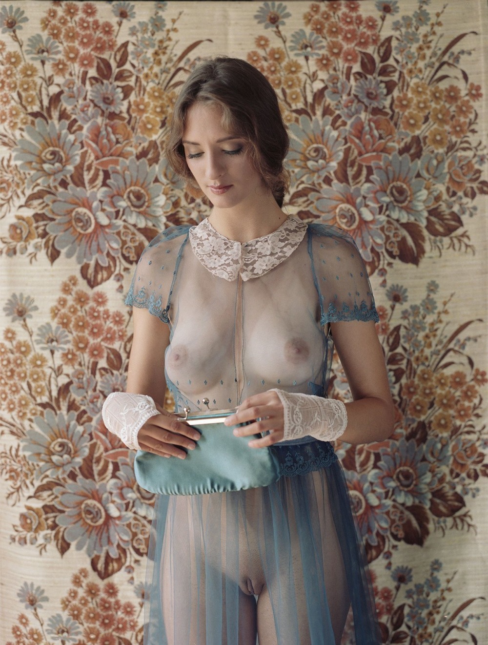 Emma Watson in a transparent dress