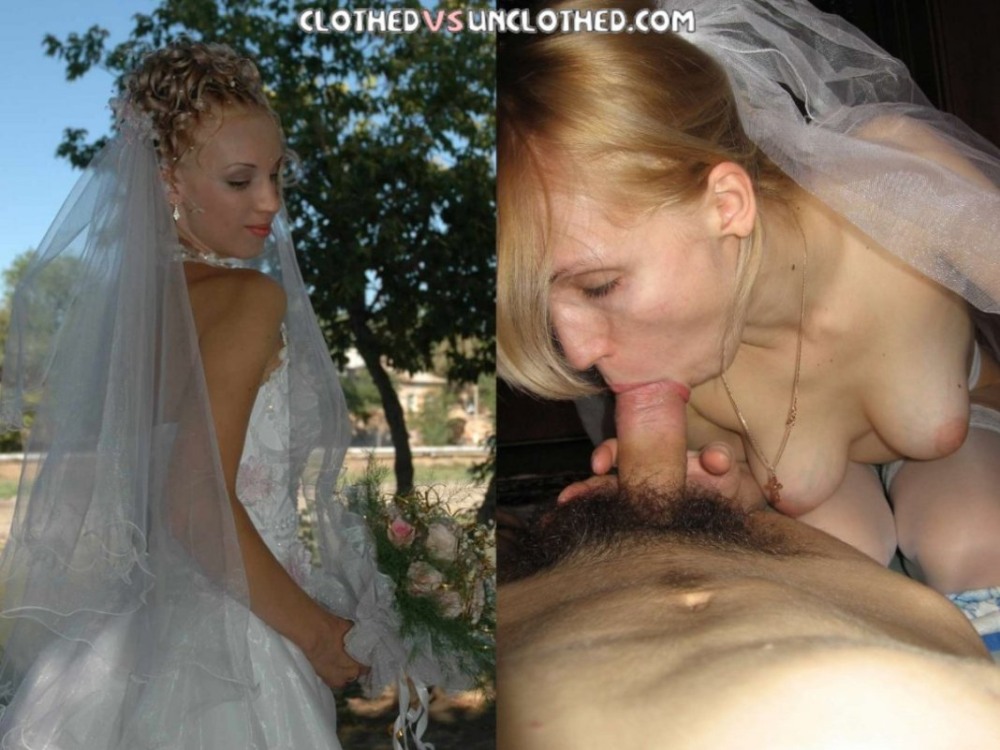 Brides in stockings naked private