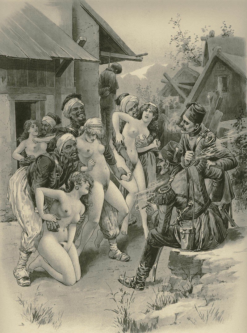 Porn film slave in a harem