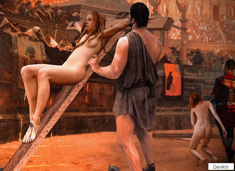Girls undress in a harem