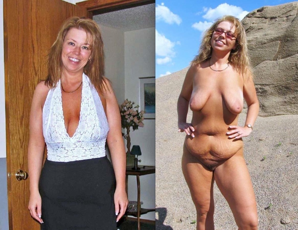 Mature boobs under clothes