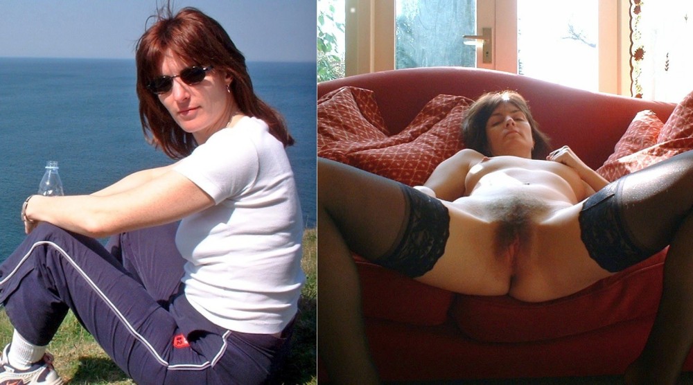 Dressed and stripped women anal