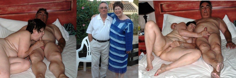Young couple and elderly XXX